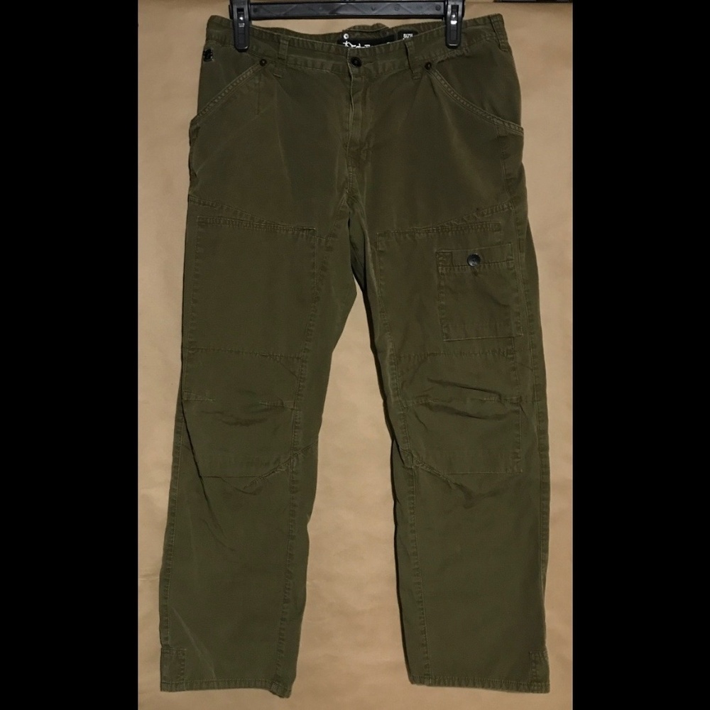 Ecko Unltd Men's Cargo Pants, 19-72 Raw Uncut, 38x31, Olive,Relaxed Fit,Vintage